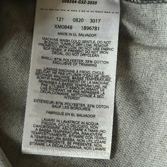 Columbia Men's Long Sleeve Raglan Tee Blue Gray - Picture 10 of 12